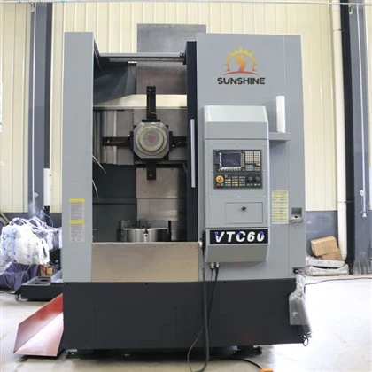 Κατακόρυφος τόρνος VTC60 CNC, αποτελεσματική επεξεργασία δίσκου, σύνθετος κάθετος τόρνος περιστροφής